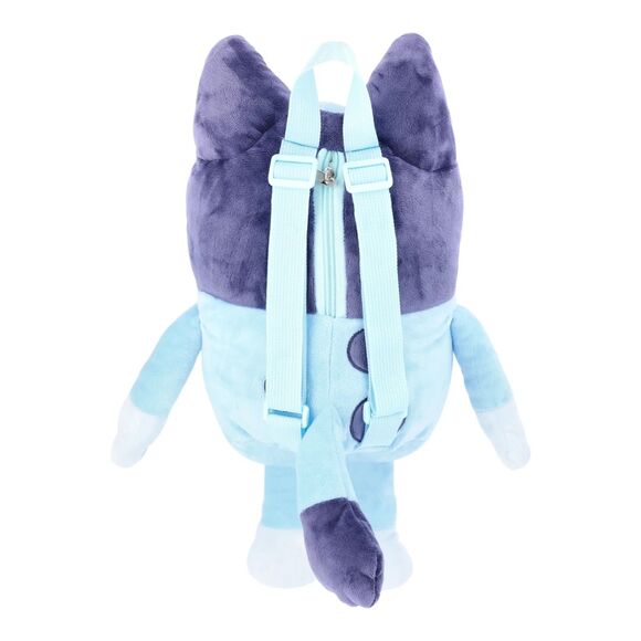 BBC Studio Bluey Kids 16" Plush Backpack Blue NWT - Picture 2 of 3